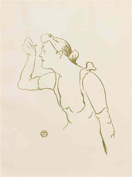 Appraisal: Henri de Toulouse Lautrec French - Paula Brebion from Le