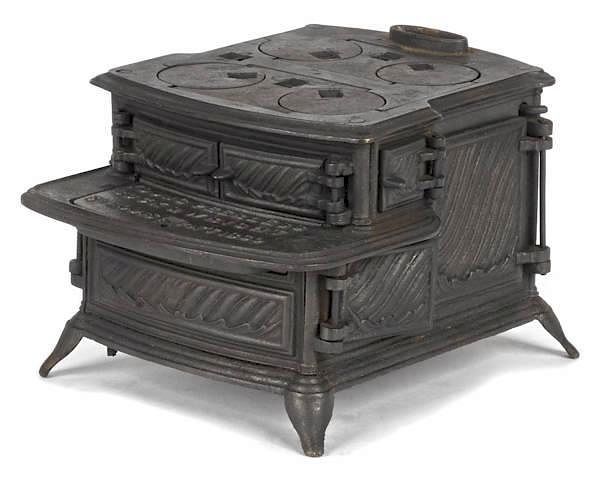 Appraisal: Cast iron Young Peerless toy stove inscribed Cast iron Young