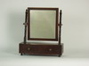 Appraisal: SHAVING MIRROR - Circa - Two drawer mahogany shaving mirror