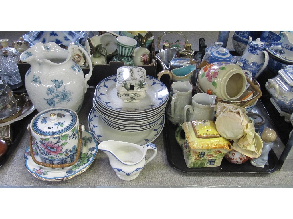 Appraisal: Quantity of assorted ceramics to include Losol Ware biscuit barrel