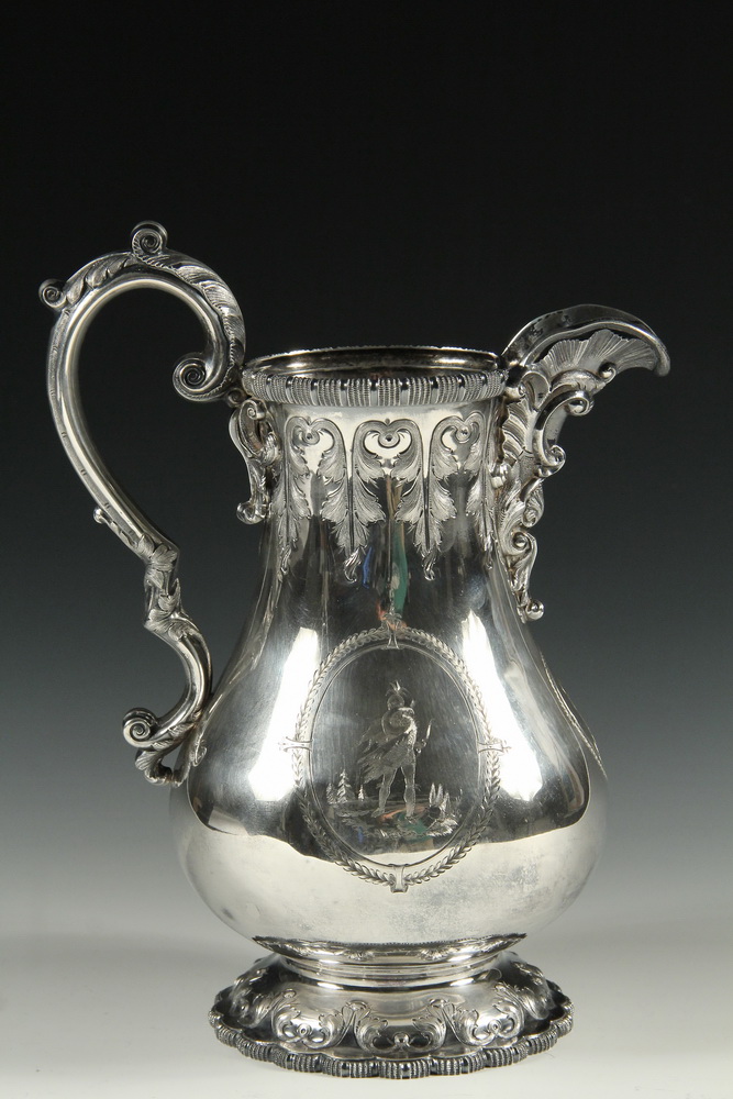 Appraisal: WASHINGTON TERRITORY STERLING SILVER COMMEMORATIVE PITCHER - Circa Tiffany Co