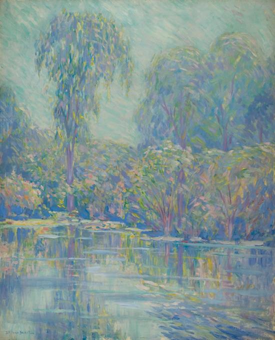 Appraisal: DANIEL PUTNAM BRINLEY American - Pond In Spring oil on