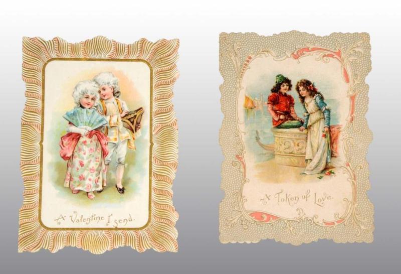 Appraisal: Lot of Chromolithograph Valentines Description Circa mid- s Feature Victorian