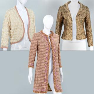 Appraisal: Group Cynthia Rose couture jackets Group Cynthia Rose couture jackets