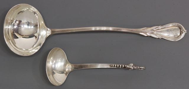 Appraisal: lot of Ladles including modernist sterling silver ladle Sanborns Mexico