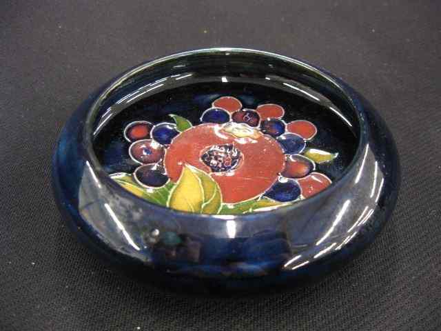 Appraisal: Moorcroft Art Pottery Dish pomegranatedecor - '' diameter signed excellent