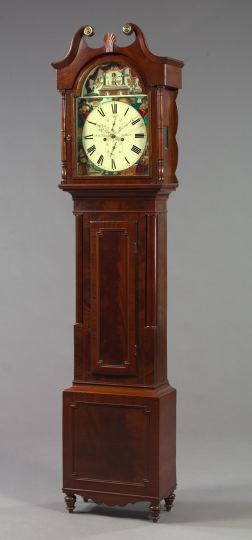 Appraisal: Good R Williamson Falkirk Scottish Mahogany Tallcase Clock early th