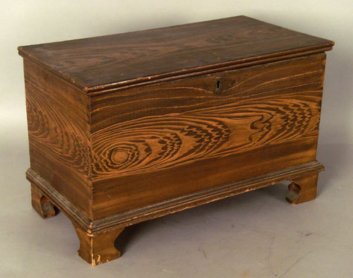 Appraisal: Miniature Pennsylvania painted blanket chest ca h w