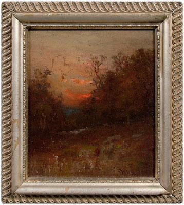 Appraisal: William Holbrook Beard painting New York - oil sketch of