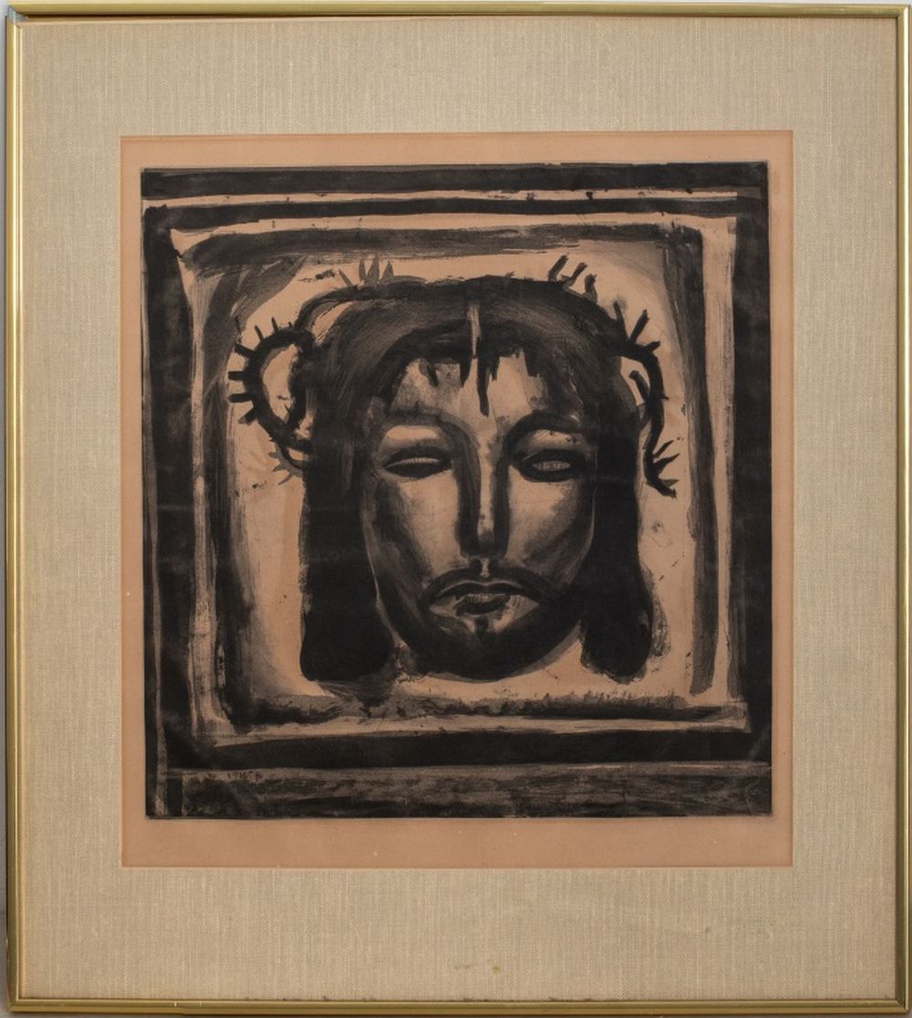 Appraisal: GEORGES ROUAULT MISERERE AQUATINT Georges Rouault French - Miserere aquatint