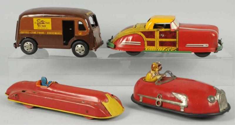 Appraisal: Lot of Tin Pressed Steel Vehicle Toys American and Canadian