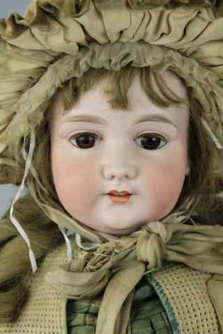 Appraisal: LARGE ARMAND MARSEILLES CHILD DOLL Fine quality open mouth bisque