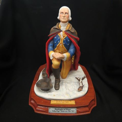 Appraisal: Royal Doulton Figurine George Washintonat Prayer winter at Valley Forge