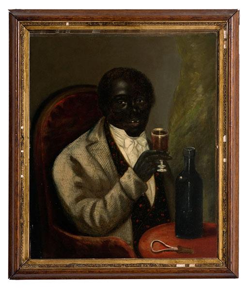 Appraisal: FREED SLAVE TURNED BOXER ATTRIBUTED PORTRAIT OF TOM MOLINEAUX English