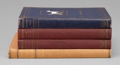 Appraisal: Four books sporting titles Burton Spiller Thoroughbred illustrated by Lynn