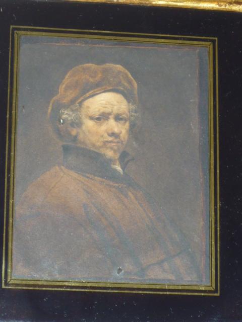 Appraisal: G CLAYTON th Century After Rembrandt Self Portrait watercolour on