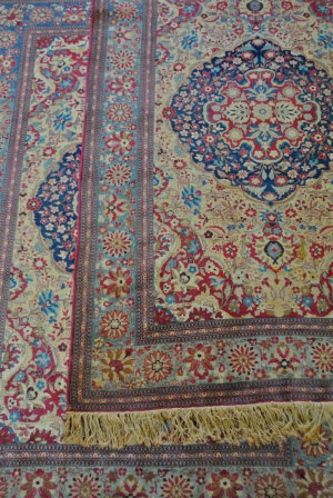 Appraisal: A good pair of Mohtasham quality Persian Kashan rugs st