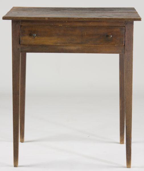 Appraisal: One Drawer Stand Randolph County NC early th c walnut