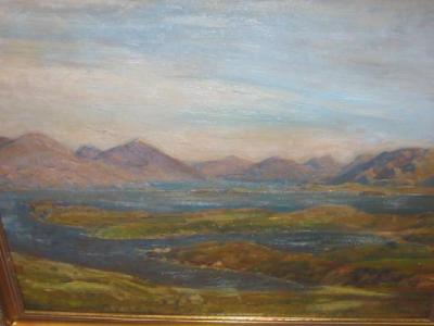 Appraisal: HERBERT ROYLE Loch Torridon signed on board label verso x