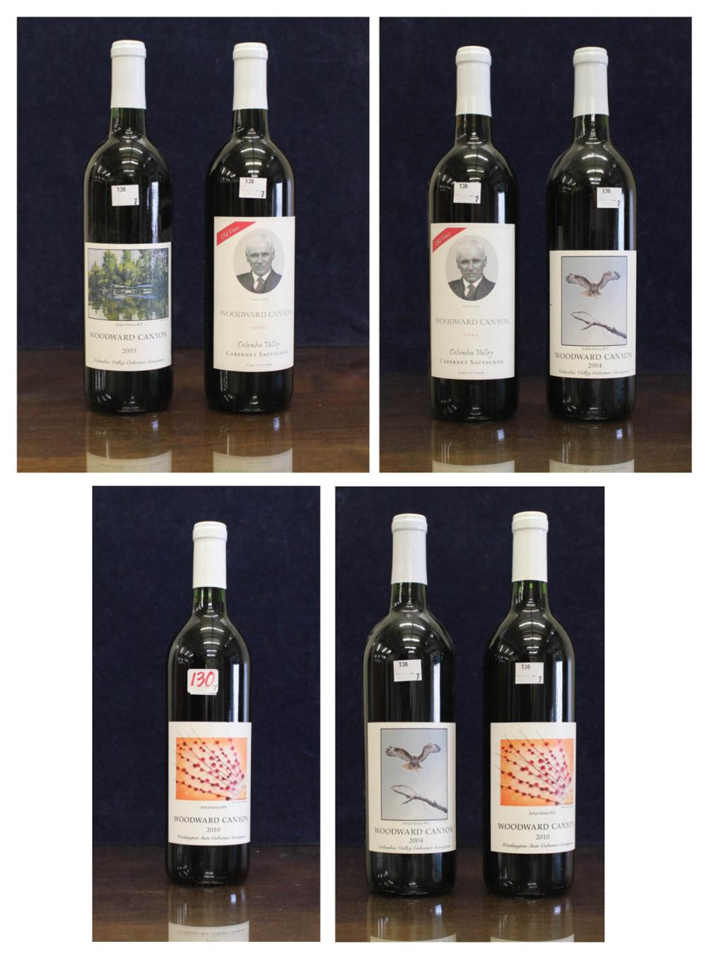 Appraisal: SEVEN BOTTLES OF WOODWARD CANYON WASHINGTON STATE CABERNET SAUVIGNON Artist