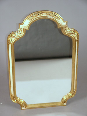 Appraisal: A giltwood pier mirror th century of rectangular form with