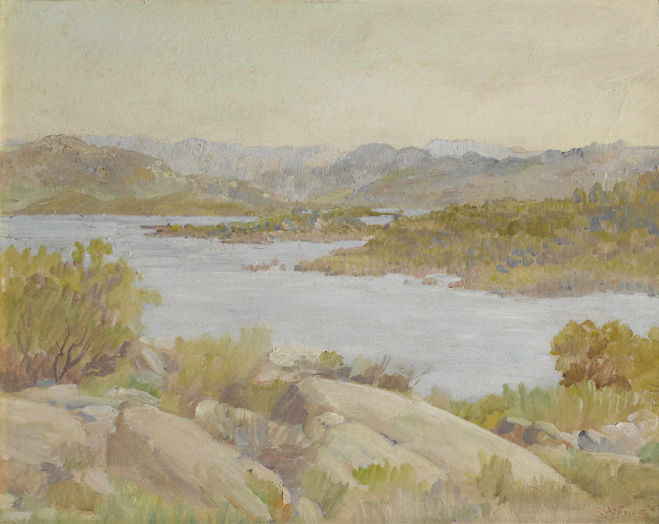 Appraisal: Charles A Fries American - Morena Lake signed 'C A