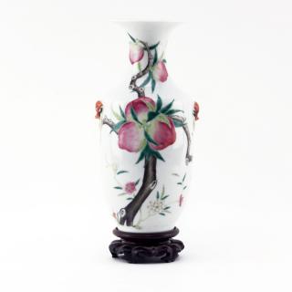 Appraisal: th Century Chinese Passion Fruit Hand Painted Porcelain Vase on