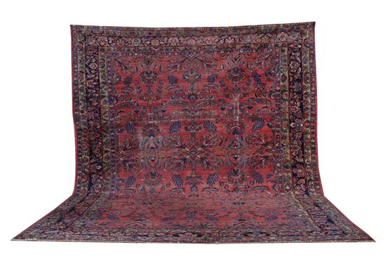 Appraisal: Persian Hamadan carpet circa ' x ' Provenance Georgia private