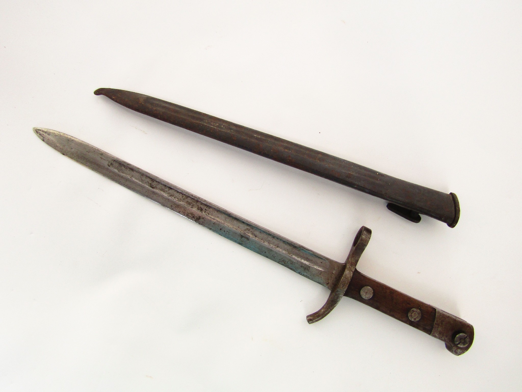 Appraisal: Finnish M bayonet and scabbard