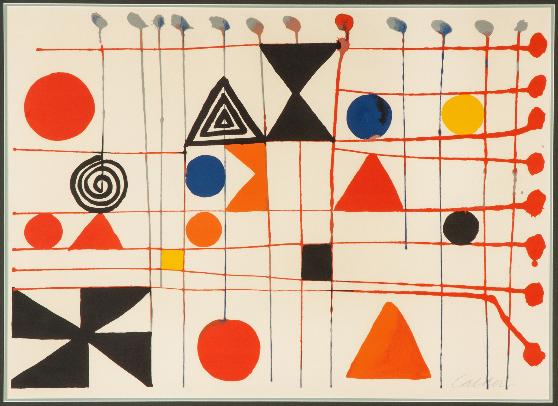 Appraisal: Alexander Calder American - Quilt Sgn lower right in pencil