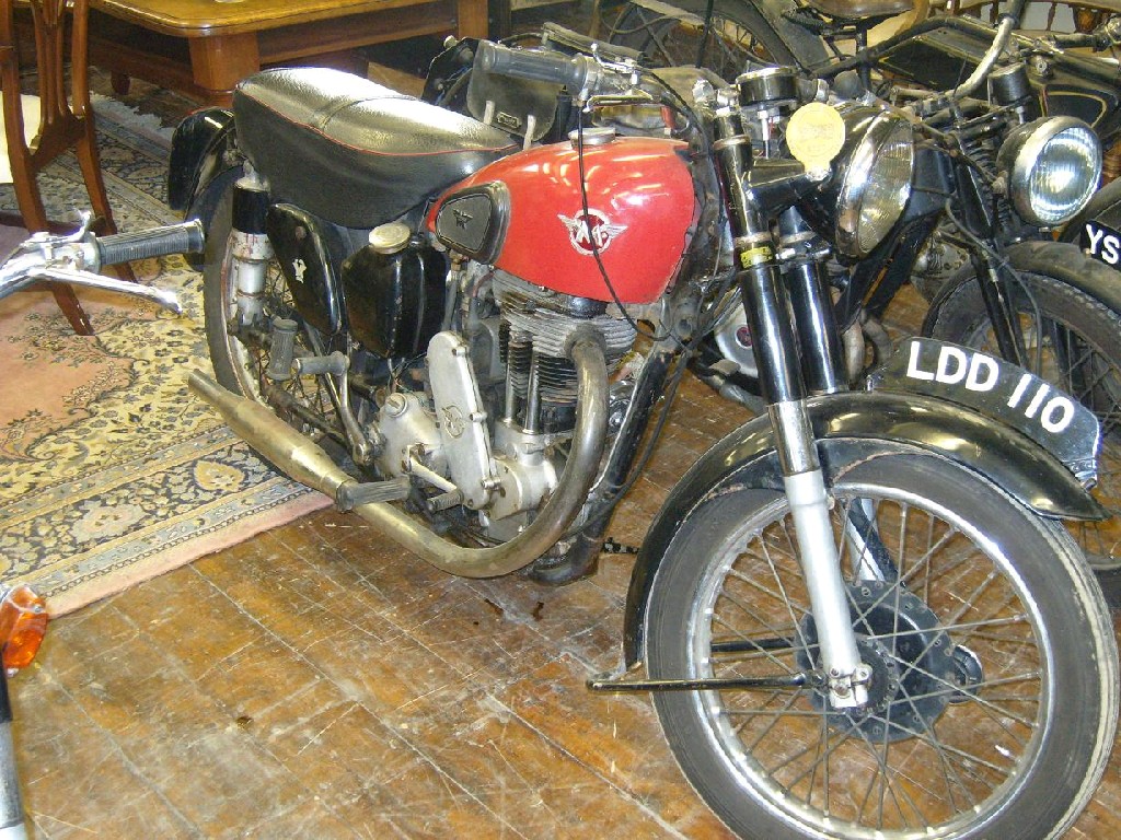 Appraisal: A Matchless cc single cylinder motorcycle chassis number engine number