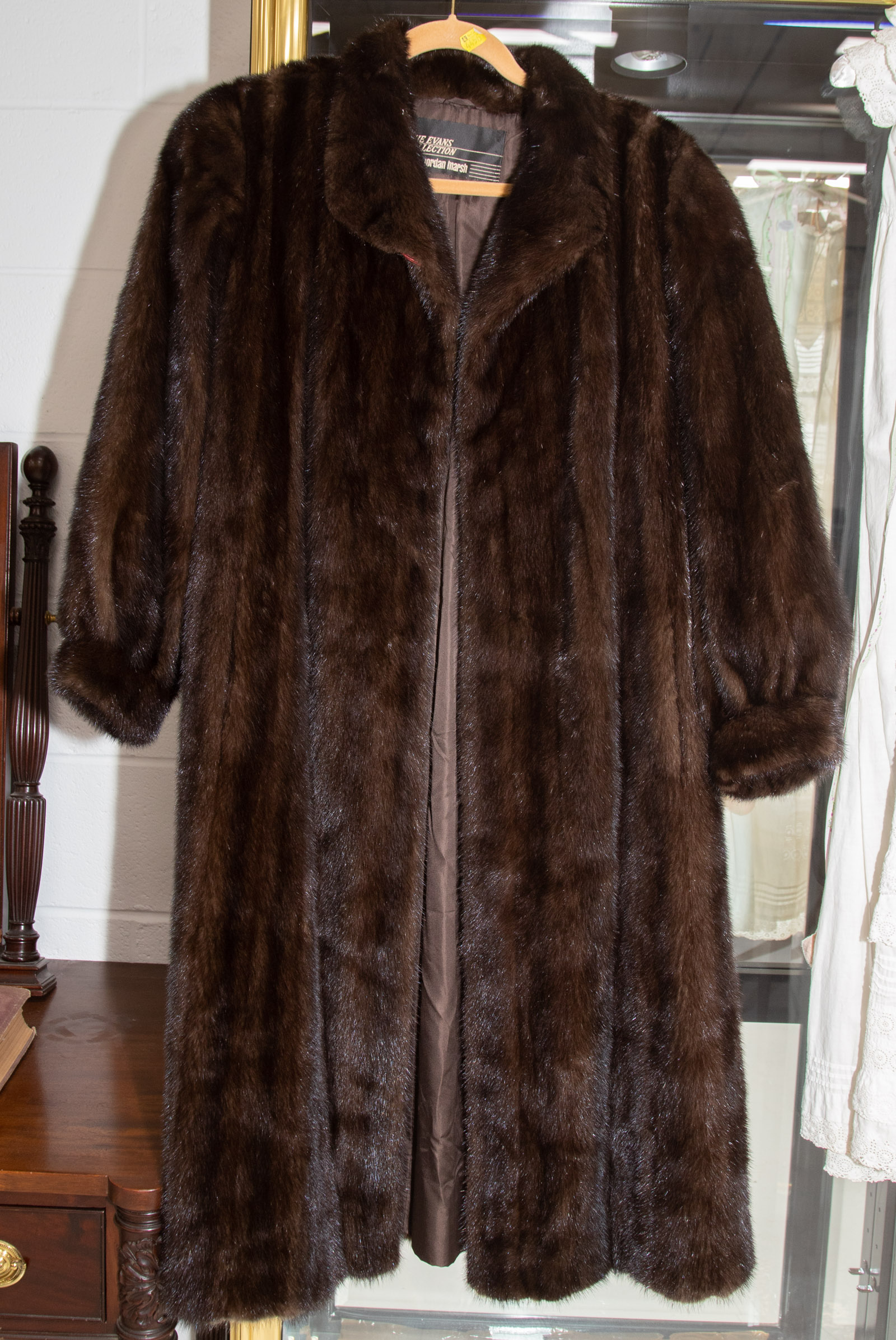 Appraisal: JORDAN MARSH EVANS COLLECTION FULL LENGTH FUR COAT