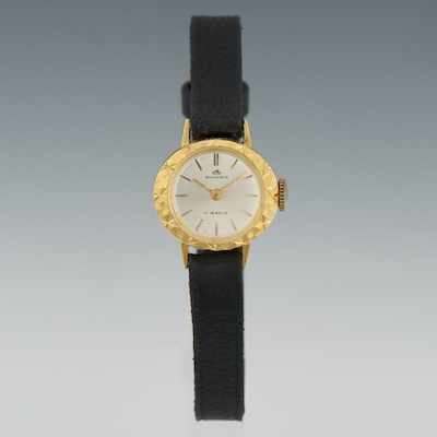 Appraisal: A Ladies' Bucherer k Gold Watch k yellow gold oval