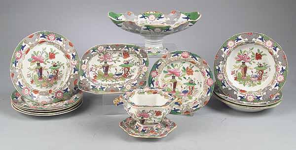 Appraisal: A Large Group of Mason's Ironstone Tableware c - polychrome