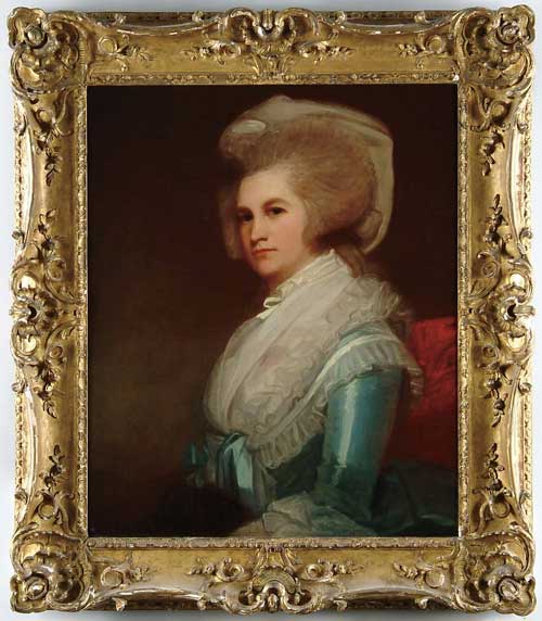 Appraisal: GEORGE ROMNEY British - PORTRAIT OF LADY ROBINSON Unsigned oil