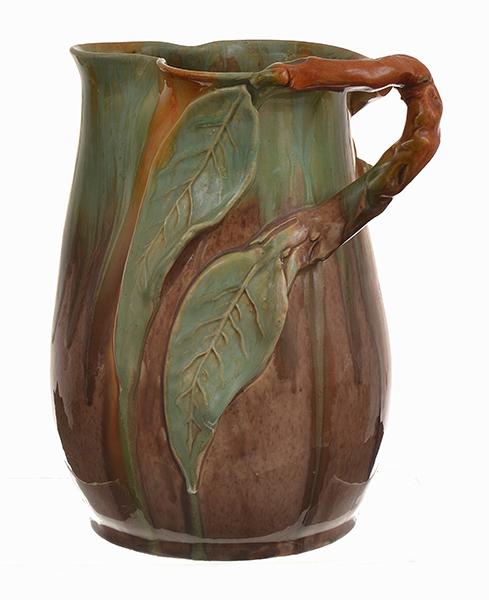 Appraisal: REMUED INCISED WARE C - GUMNUT BRANCH HANDLED JUG incised