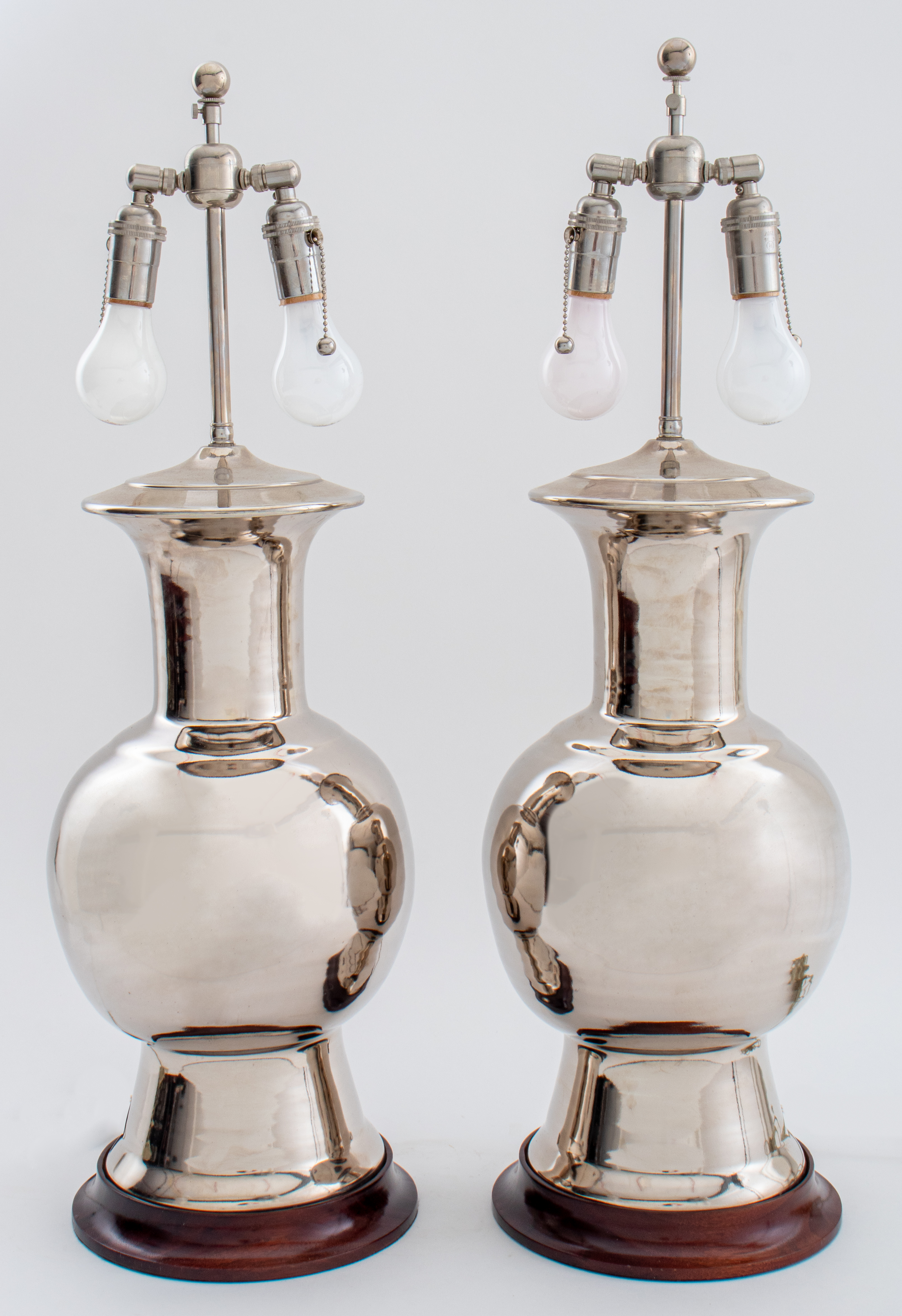 Appraisal: CHRISTOPHER SPITZMILLER GREGORY TABLE LAMPS PR Pair of Christopher Spitzmiller