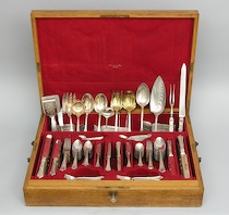 Appraisal: Tiffany Co Sterling Persian Dinner Service An extensive service for