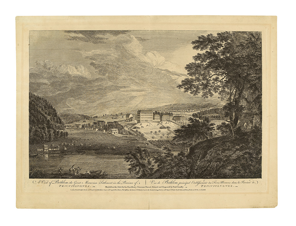 Appraisal: BETHLEHEM PA Pownall Thomas and Sandby Paul A View of