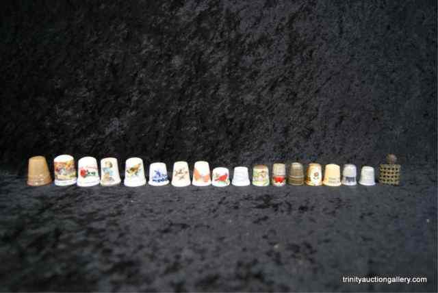 Appraisal: Collectible Thimbles Mini Perfume BottleFrom the estate is a group