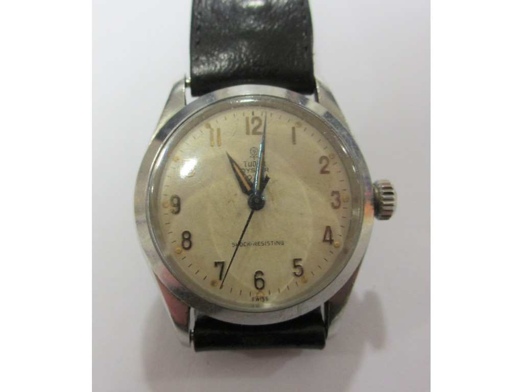 Appraisal: Gents mid th century stainless steel Tudor Oyster Royal wrist