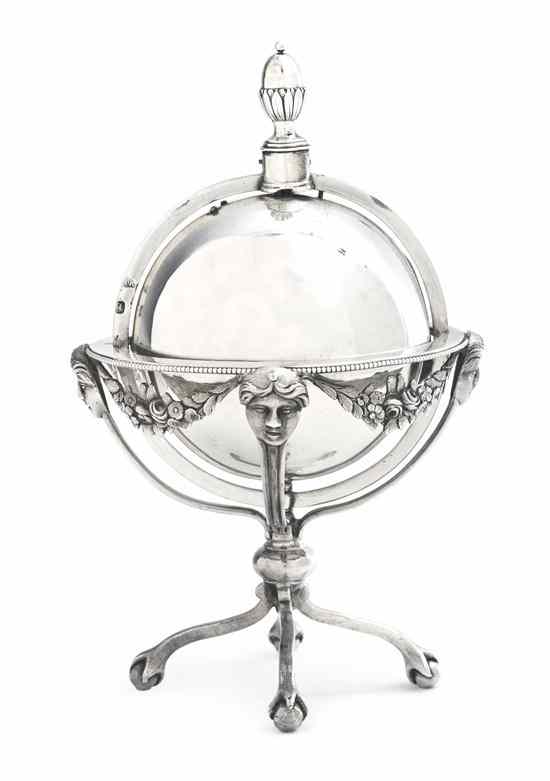 Appraisal: A George III Silver Inkstand John Robins London in the