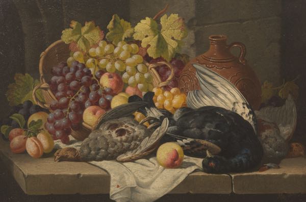 Appraisal: CHARLES THOMAS BALE BRITISH FL - x Still life with