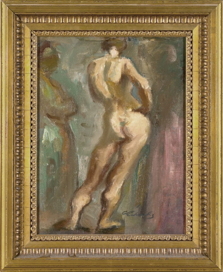 Appraisal: Charles Whitfield Richards American New Orleans - Standing Female Nude