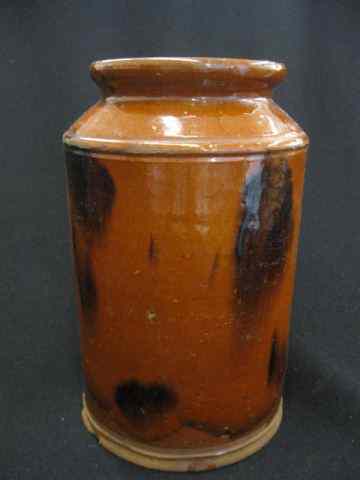 Appraisal: Pennsylvania Redware Pottery Crock '' tall '' diameter