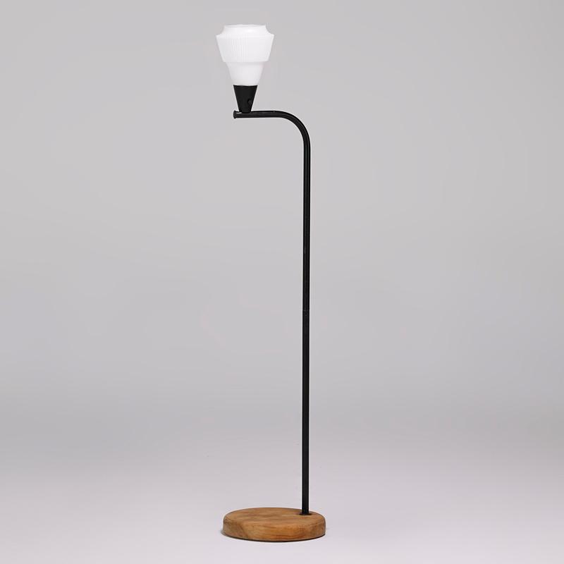 Appraisal: BILL LAM Floor lamp Somerville MA ca Enameled metal and