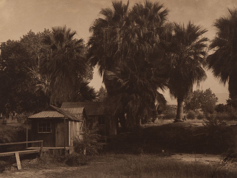 Appraisal: Edward Curtis Modern Houses at Palm Springs - Cahuilla Edward