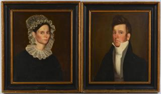 Appraisal: Pr Ralph E Earl Portraits Hardy Cryer and Wife Pair