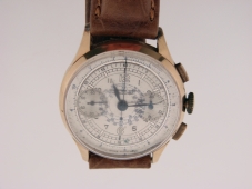 Appraisal: Swiss Chronograph mvt signed Leon Sain J anti-magnetic in K