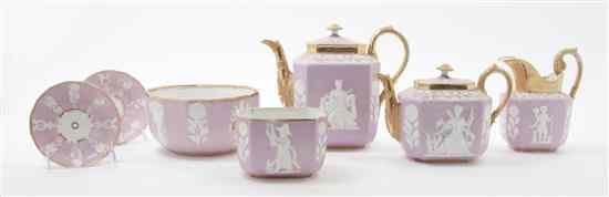 Appraisal: A Paris Porcelain Tea and Coffee Service comprising a teapot